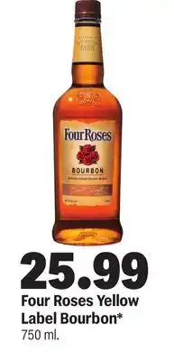 Meijer Four Roses Yellow Label Bourbon offer