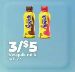 Hy-Vee Nesquik milk offer