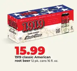 Hy-Vee 1919 classic American root beer offer