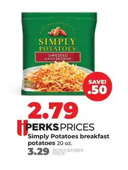 Hy-Vee Simply Potatoes breakfast potatoes offer
