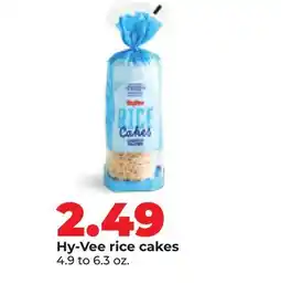Hy-Vee Hy-Vee rice cakes offer