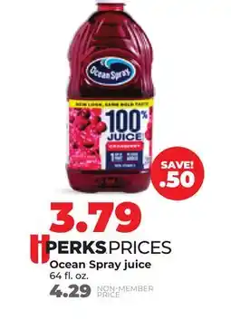 Hy-Vee Ocean Spray juice offer