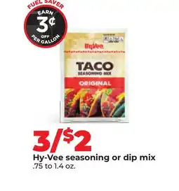 Hy-Vee Hy-Vee seasoning or dip mix offer