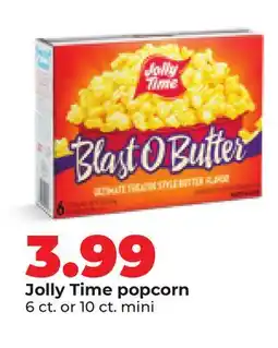 Hy-Vee Jolly Time popcorn offer