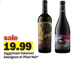 Meijer Juggernaut Cabernet Sauvignon or Pinot Noir offer