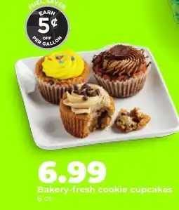 Hy-Vee Bakery-fresh cookie cupcakes offer