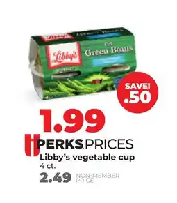 Hy-Vee Libby's vegetable cup offer