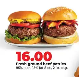 Hy-Vee Fresh ground beef patties offer