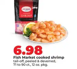 Hy-Vee Fish Market cooked shrimp offer
