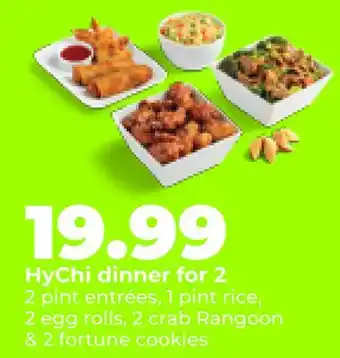 Hy-Vee HyChi dinner for 2 offer