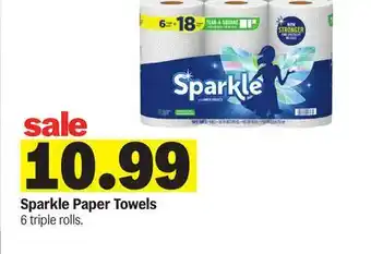 Meijer Sparkle Paper Towels offer
