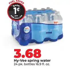 Hy-Vee Hy-Vee spring water offer