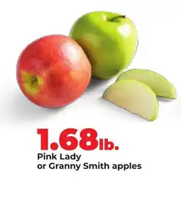 Hy-Vee Pink Lady or Granny Smith apples offer