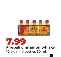 Hy-Vee Fireball cinnamon whisky offer