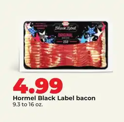 Hy-Vee Hormel Black Label bacon offer