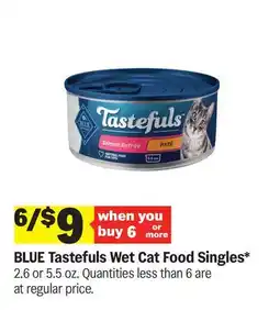 Meijer BLUE Tastefuls Wet Cat Food Singles offer