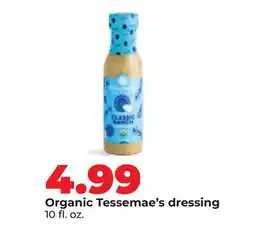 Hy-Vee Organic Tessemae's dressing offer
