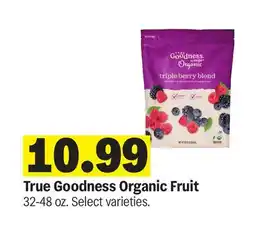 Meijer True Goodness Organic Fruit offer