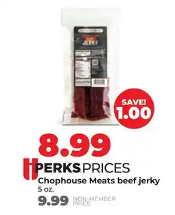Hy-Vee Chophouse Meats beef jerky offer