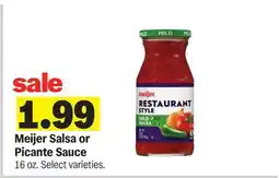 Meijer Meijer Salsa or Picante Sauce offer