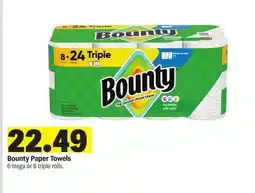 Meijer BOUNTY PAPER TOWELS offer