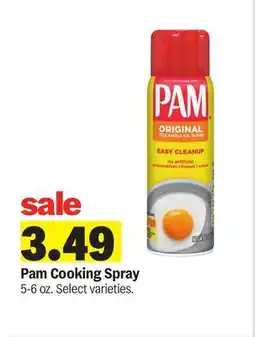 Meijer Pam Cooking Spray offer