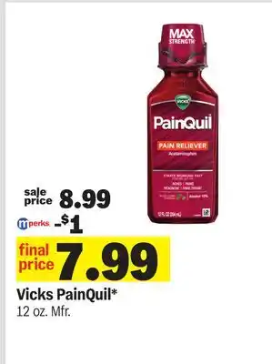 Meijer Vicks PainQuil offer