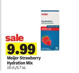 Meijer Meijer Strawberry Hydration Mix offer