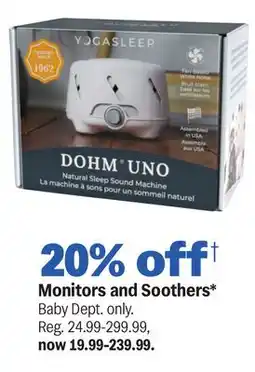 Meijer Monitors and Soothers offer