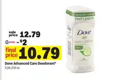 Meijer Dove Advanced Care Deodorant offer