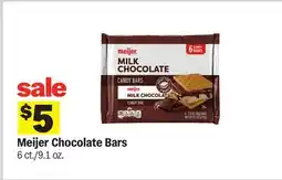 Meijer Meijer Chocolate Bars offer