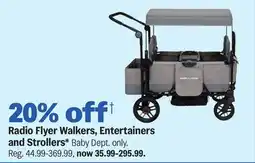 Meijer Radio Flyer Walkers, Entertainers and Strollers offer