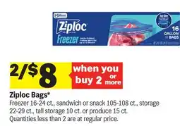 Meijer Ziploc Bags offer