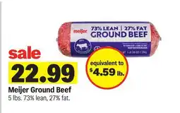 Meijer Meijer Ground Beef offer