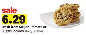 Meijer Fresh from Meijer Ultimate or Sugar Cookies offer