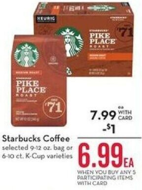 Mariano's Starbucks Coffee offer