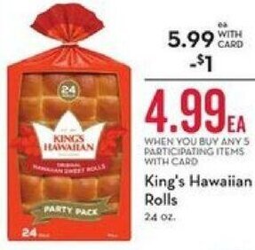 Mariano's King's Hawaiian Rolls offer