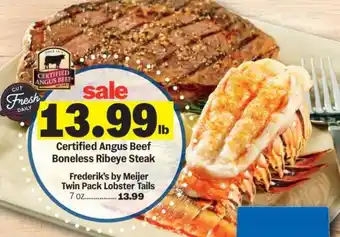 Certified Angus Beef Boneless Ribeye Steak