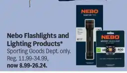 Meijer Nebo Flashlights and Lighting Products offer