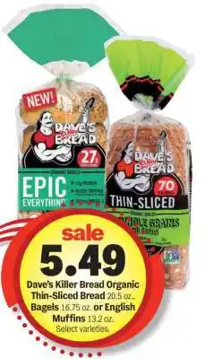 Meijer Dave's Killer Bread Organic Thin-Sliced Bread offer