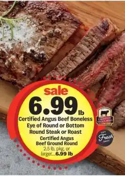 Meijer Certified Angus Beef offer