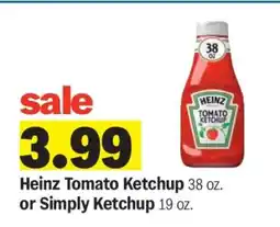 Meijer Heinz Tomato Ketchup or Simply Ketchup offer