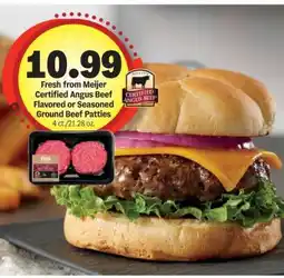 Meijer Certified Angus Beef Patties offer