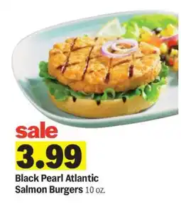 Meijer Black Pearl Atlantic Salmon Burgers offer