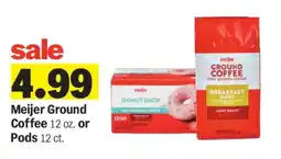 Meijer Meijer Ground Coffee offer