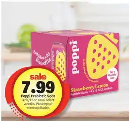 Meijer Poppi Prebiotic Soda offer
