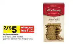 Meijer Archway Cookies offer