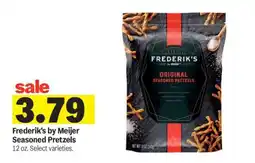 Meijer Frederik's by Meijer Seasoned Pretzels offer