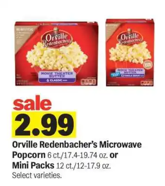 Meijer Orville Redenbacher's Microwave Popcorn offer