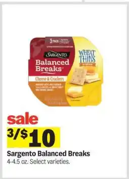 Meijer Sargento Balanced Breaks offer